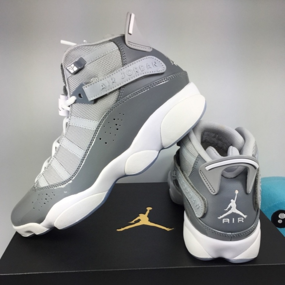 **SOLD!** Air Jordan 6 Rings, Cool Grey, Sz 9 - Picture 3 of 7